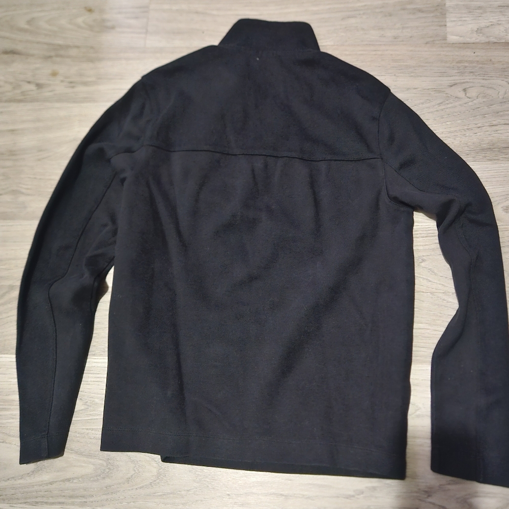 💥Sale💥Perry Ellis Women's Black 1/4 Zip Pullover Sweater - Picture 4 of 6